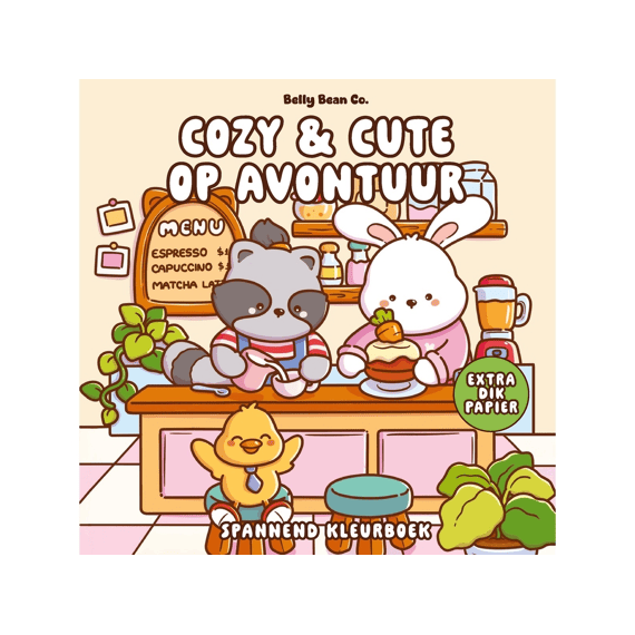 Kleurboek Cozy & Cute Op Avontuur