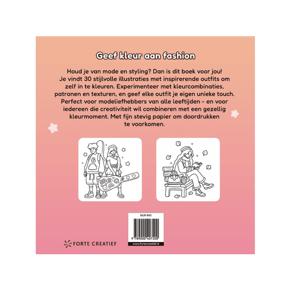 Kleurboek Cozy & Cute Met Fashion