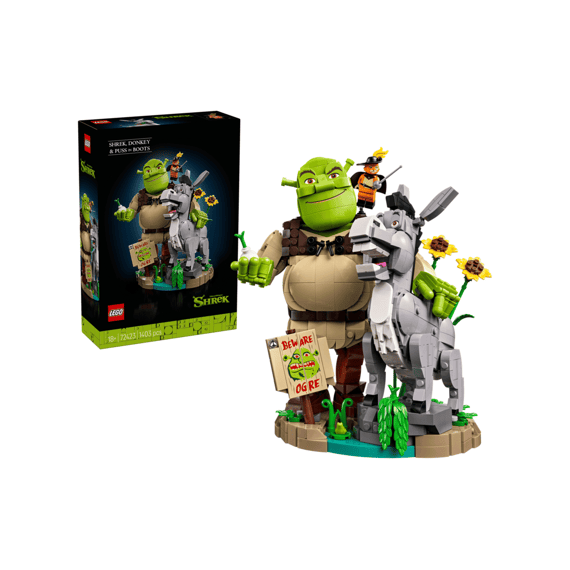 Lego Shrek 72423 Shrek, Donkey En Gelaarsde Kat