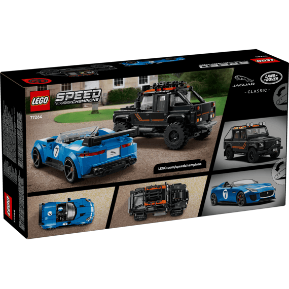 Lego Speed Champions 77264 Jaguar Project 7 En Land Rover Defender