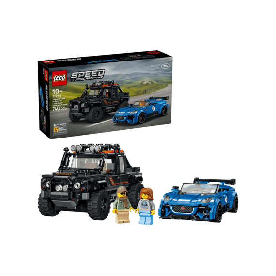 Lego Speed Champions 77264 Jaguar Project 7 En Land Rover Defender