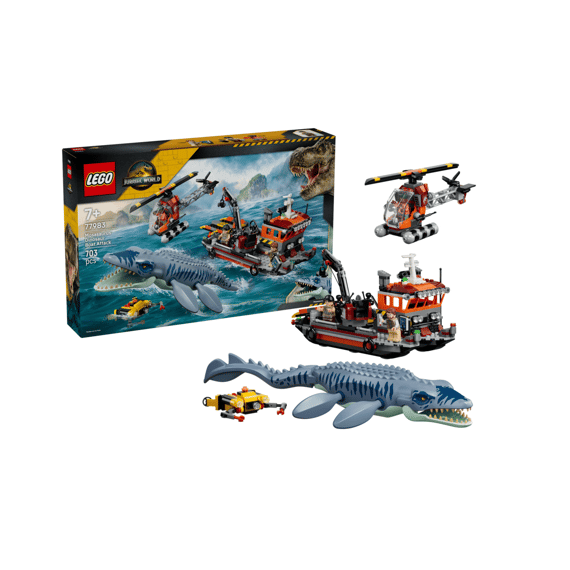 Lego Jurassic World 77983 Mosasaurus Bootaanval