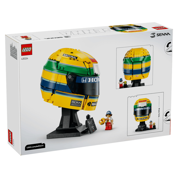 Lego Formula 1 Editions 43024 Helm van Ayrton Senna
