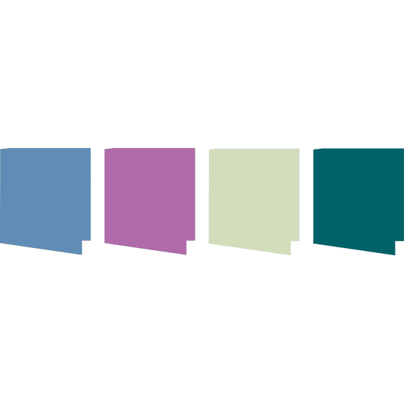Tropical Teal Ringmap Pp A4 16mm Assortiment