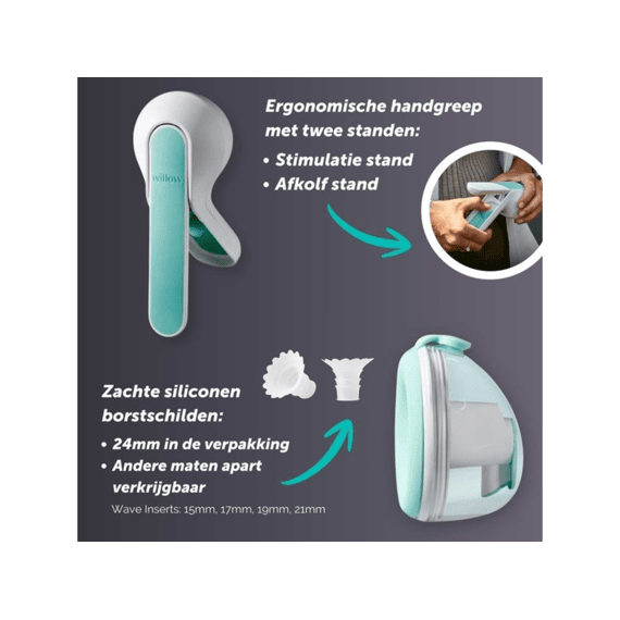 Elvie Wave Handkolf Dubbel