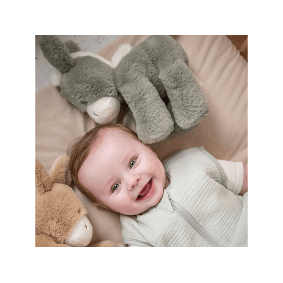 Nattou Loulou Knuffel Ezel Donkergroen