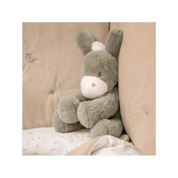 Nattou Loulou Knuffel Ezel Donkergroen