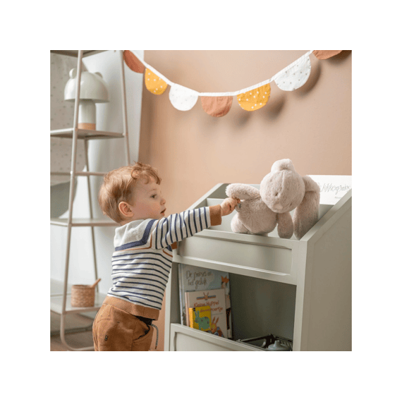 Nattou Loulou Knuffel Konijn Zandkleur