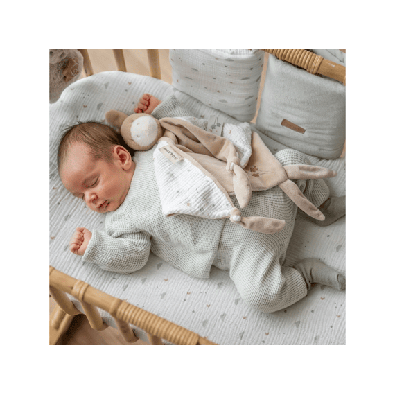 Nattou Loulou Maxi Doudou Ezel Licht Karamel