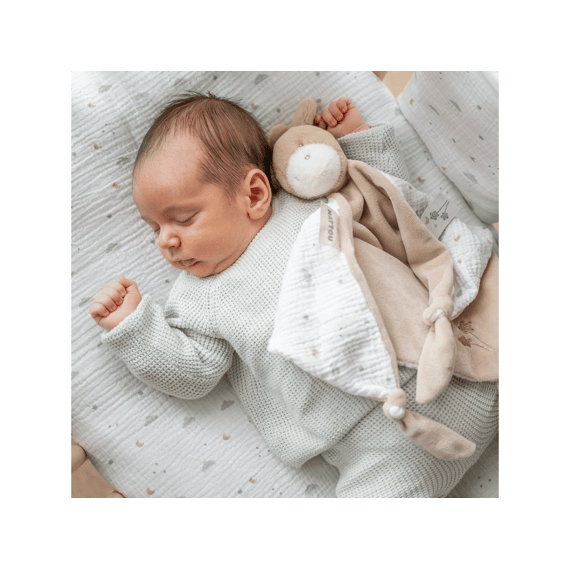 Nattou Loulou Maxi Doudou Ezel Licht Karamel