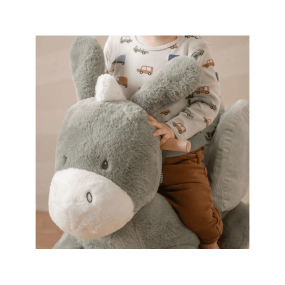 Nattou Loulou Schommelpaard Ezel Donkergroen