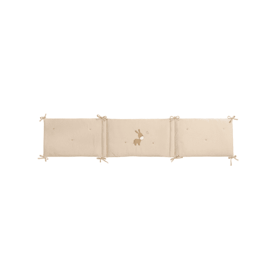 Nattou Loulou Bedbumper Velours Zand
