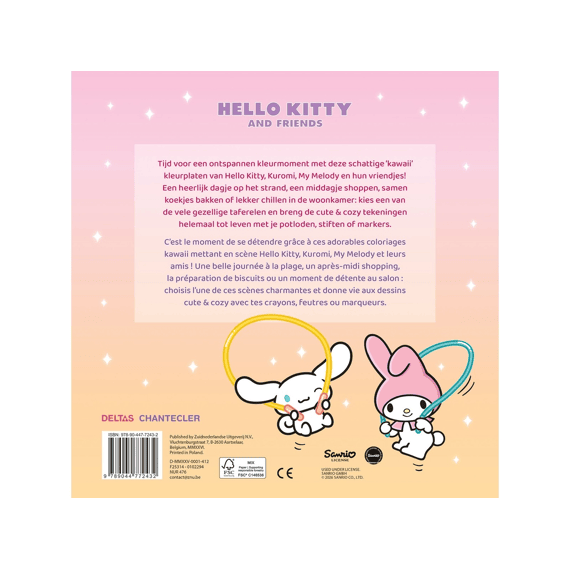 Kleurboek Cuty & Cozy Hello Kitty And Friends