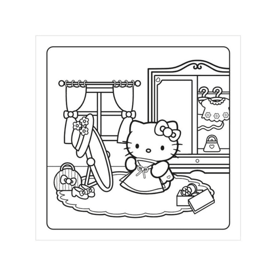 Kleurboek Cuty & Cozy Hello Kitty And Friends
