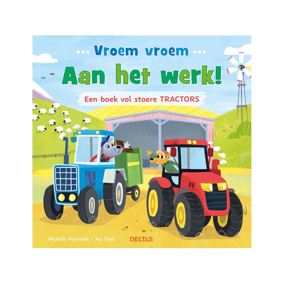 Een Boek Vol Stoere Tractors Vroem Vroem Aan Het Werk