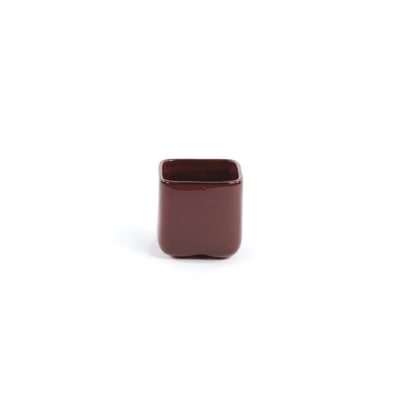 Rasteli Cherry - Bloempot In Keramiek - Rosewood - 10.5x10.5x10cm