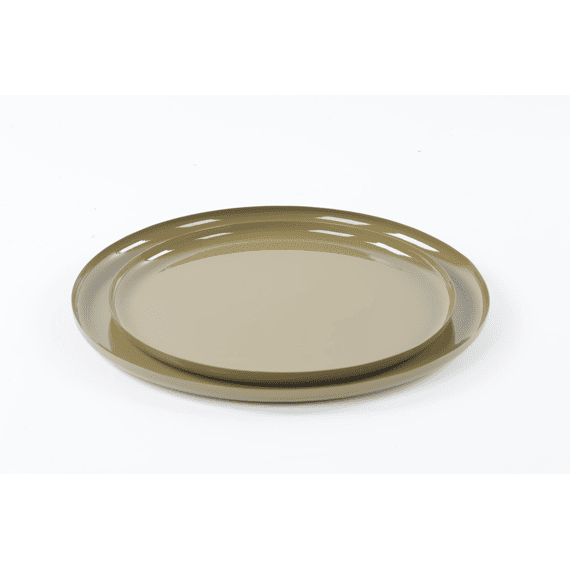 Talam - Metalen Plateau - Khaki - Ø27x1.5cm