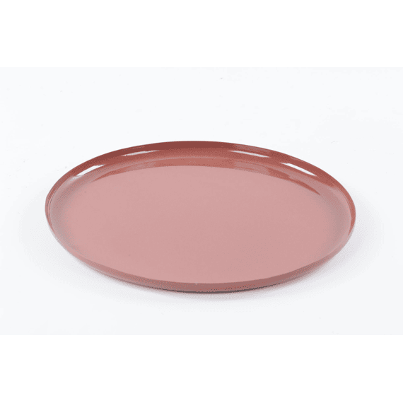 Talam - Metalen Plateau - Bourgogne - Ø27x1.5cm