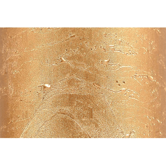 Luz Your Senses Rustic Metal - Koppel Rustieke Tafelkaarsen - Goud - L30xø2,2cm