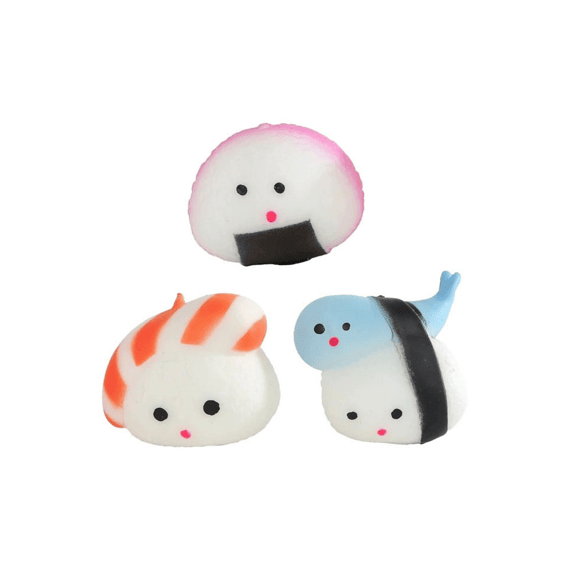 Kawaii Fidget Sushi Vriendjes 3 Stuks 5cm