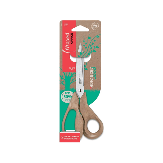 Maped Advanced Wood Schaar 21cm Linkshandig Asymmetrisch