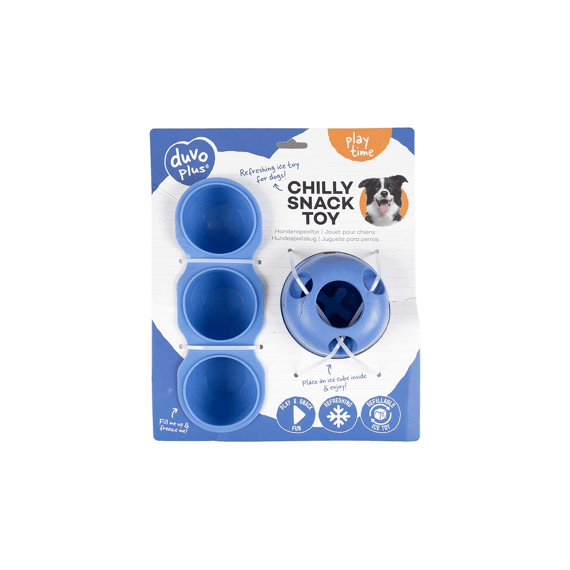 Snackspeeltje Chilly 11x11x9cm Blauw
