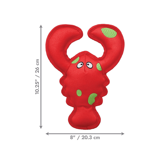 Kong Belly Flops Lobster M-28x21x9cm Rood