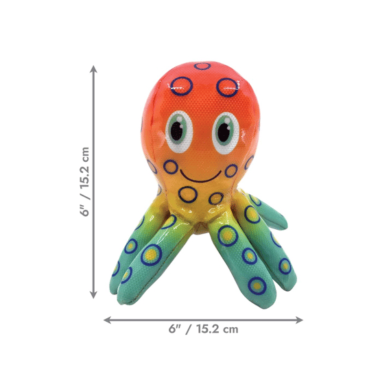 Kong Shieldz Tropics Octopus M-15x16x12cm Meerkleurig