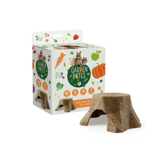 Garden Bites Veggie Nibble Boomstronk 14.5x13x6.5cm-180g Bruin