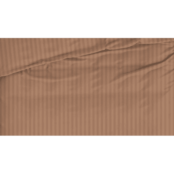 Satin Dor Satijn Dekbedovertrekset Streep Capuccino 240x200/220