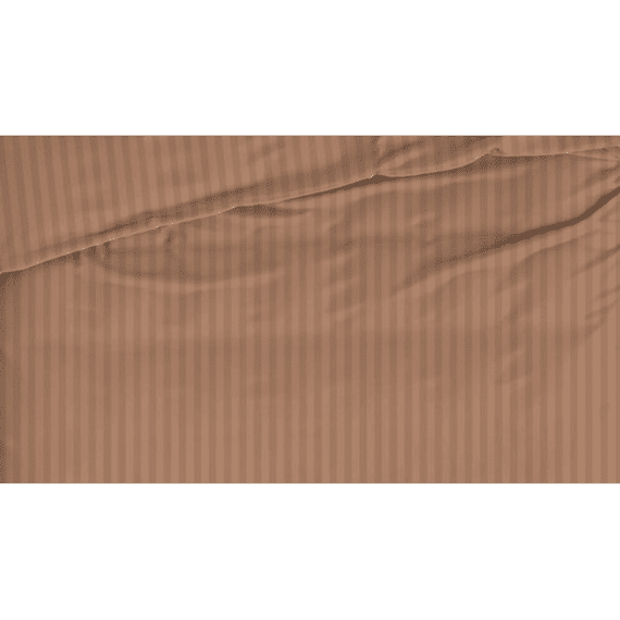 Satin Dor Satijn Dekbedovertrekset Streep Capuccino 260x200/220