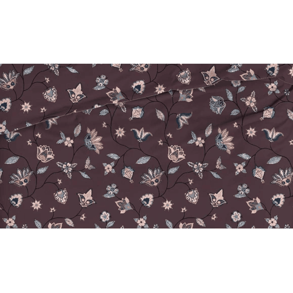 Satin D'or Satijn Dbs Stacey Aubergine 140x200/220
