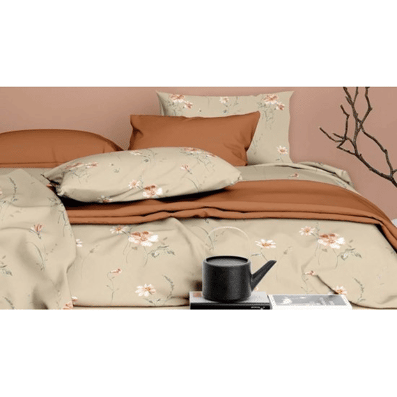 Satin Dor Satijn Dekbedovertrekset Zabina Beige 240x200/220