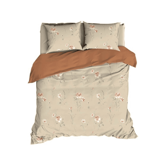 Satin Dor Satijn Dekbedovertrekset Zabina Beige 240x200/220