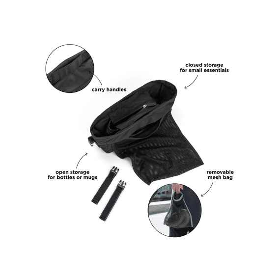 Done By Deer Kinderwagen Organizer Zwart