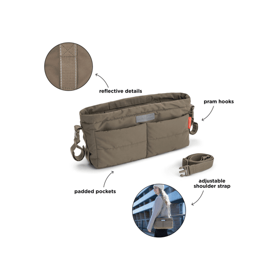 Done By Deer Kinderwagen Organizer Taupe