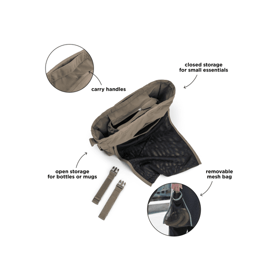 Done By Deer Kinderwagen Organizer Taupe