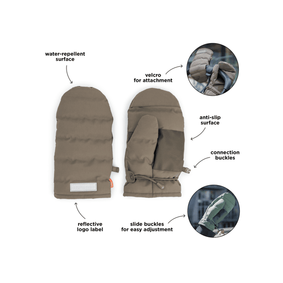 Done By Deer Kinderwagen Handschoenen Taupe