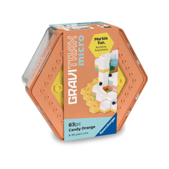 Gravitrax Micro Candy Orange 63 Stuks