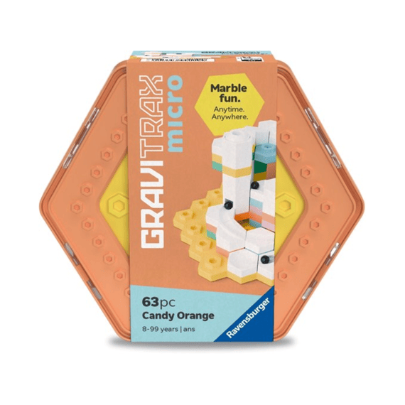 Gravitrax Micro Candy Orange 63 Stuks