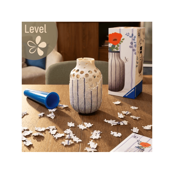 Ravensburger Puzzel 3d 162 Stuks Vaas Stripes Blue