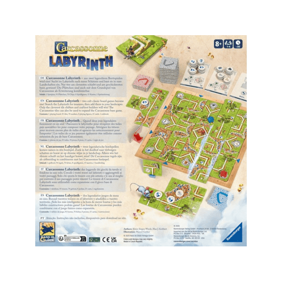 Spel Carcassone Labyrinth