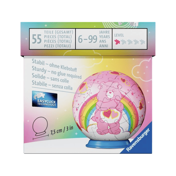 Ravensburger Puzzel 3d 54 Stuks Care Bears Love-a-lot Bear