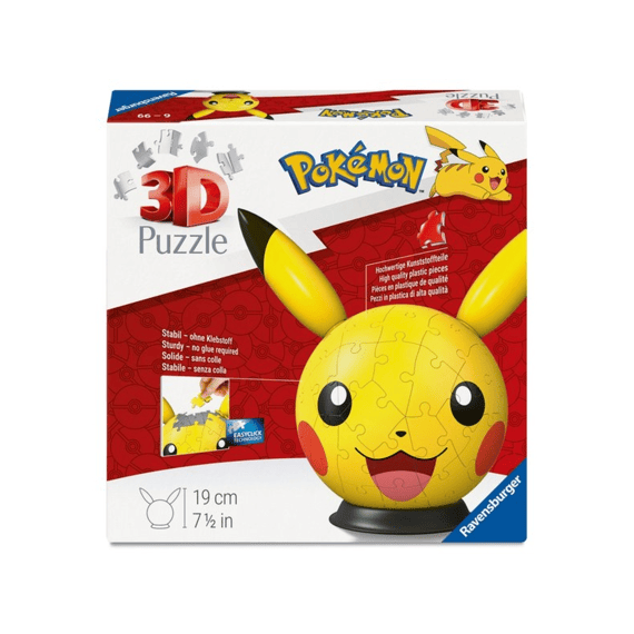 Ravensburger Puzzel 3d 72 Stuks Pikachu Met Oortjes