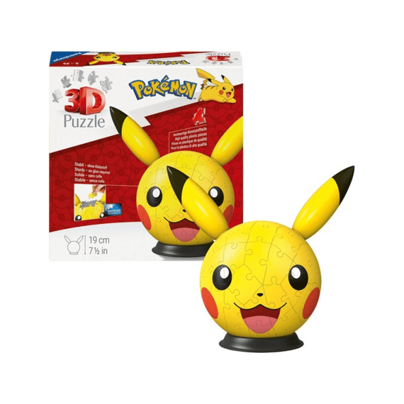 Ravensburger Puzzel 3d 72 Stuks Pikachu Met Oortjes