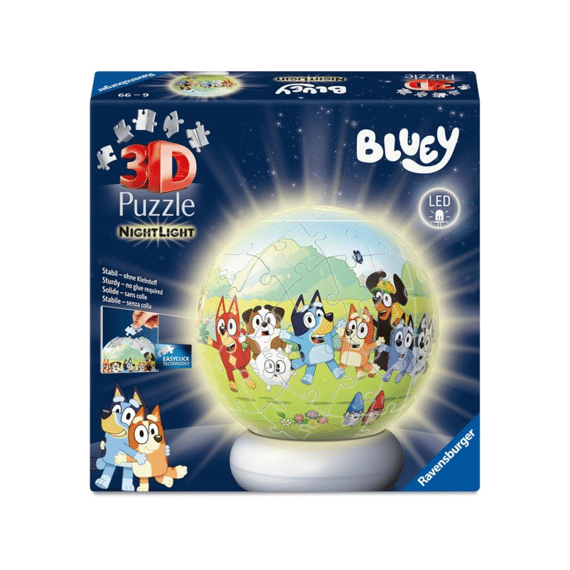 Ravensburger Puzzel 3d 72 Stuks Nightlight Bluey