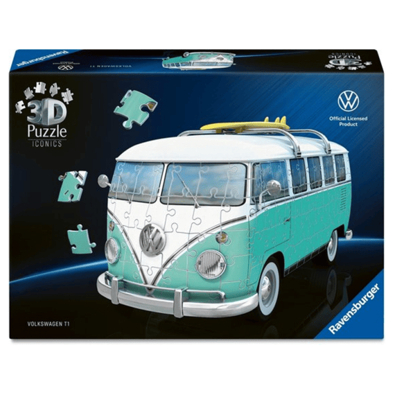 Ravensburger Puzzel 3d Iconics Volkswagen T1 Chrome Edition
