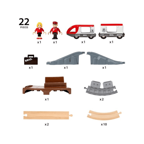 Brio Starter Travel Trein Set