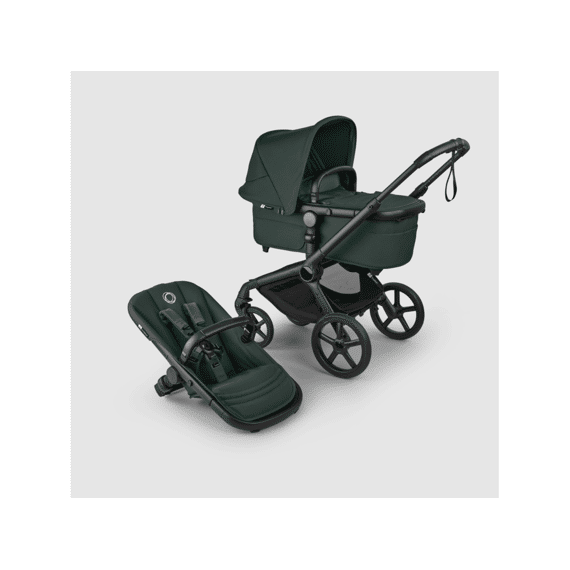 Bugaboo Fox5 Bundle Essentiel Renew Fern Green Rugzak Voetenzak Beker Regenbekl Verhoog Adapt