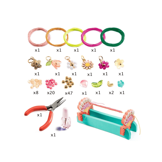 Djeco Kralen En Sieraden Armbandjes Maken Macramé Roze